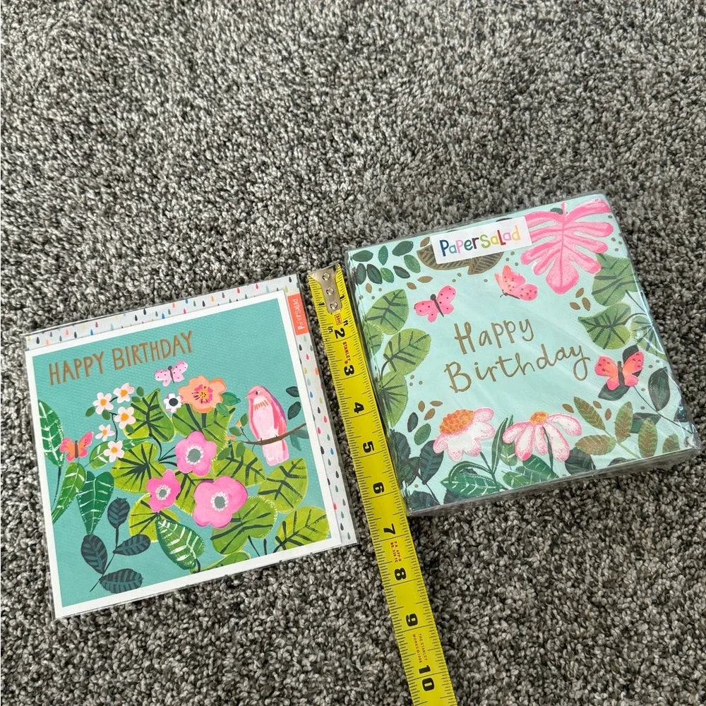 Papersalad Brand Napkins & Birthday Card